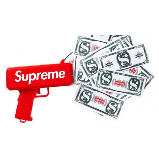 Забавен парти пистолет за пари SUPREME