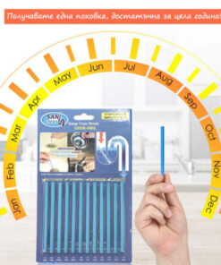 Пръчки за отпушване на канали 12 бр