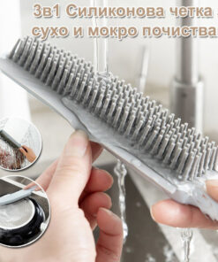 Силиконова четка за чистене на прозорци