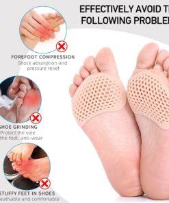 Силиконови подложки за крака против пришки