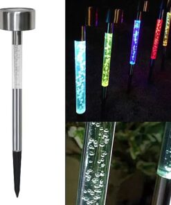 Соларна цветна лампа за градина 24.5 см