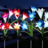 Соларна цветна лампа за градина Лилия SOLAR LIGHT FLOWER