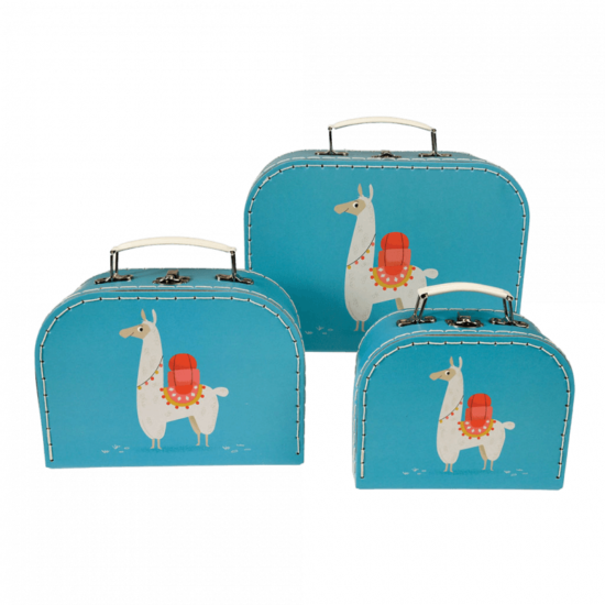Три детски куфарчета на тема Ламата Доли Rex London