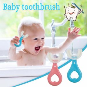 Четка за зъби за бебе U образна форма