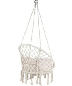 Висяща въжена люлка хамак за дом и градина