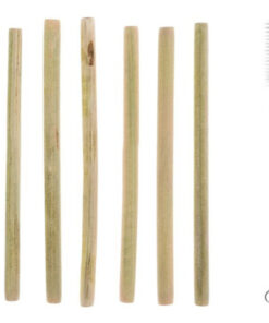 Бамбукови сламки комплект 6 бр за многократна употреба