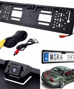 Камера за кола за задно виждане с 2 датчика за паркиране Eu Car Plate