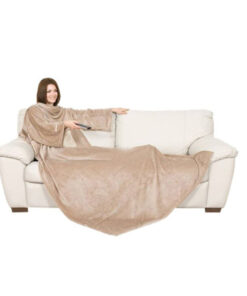 Меко одеяло с ръкави от микроплюш Snuggie