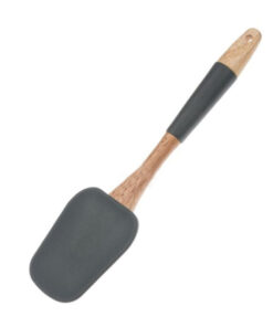 Силиконова шпатула за готвене в сив цвят