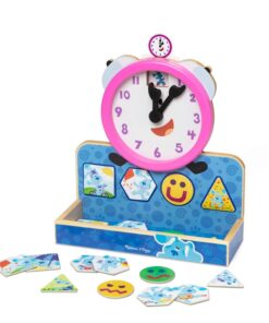 Дървен детски магнитен часовник Tickety Tock Melissa & Doug
