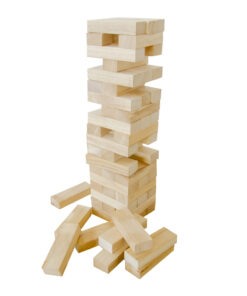 Дървена игра за баланс голяма Дженга Acool Toy
