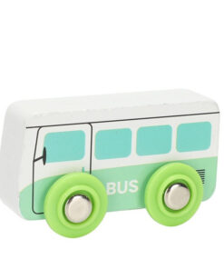 Дървена количка за деца автобус Acool Toy