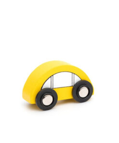 Дървена количка за деца в жълто Acool Toy