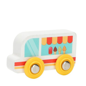 Дървена количка за деца камион за сладолед Acool Toy