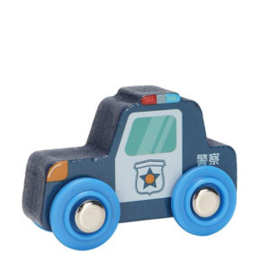 Дървена количка за деца полицейска кола Acool Toy