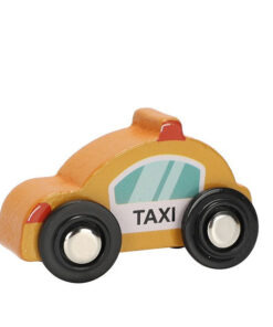 Дървена количка за деца такси Acool Toy