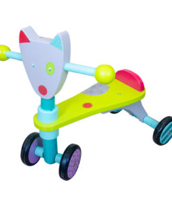 Дървено детско колело за баланс с колелца Acool Toy