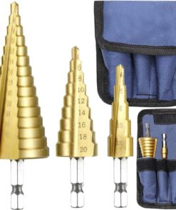 Комплект за дрелка стъпаловидно конусни свредла 3 бр Bigstren 21640