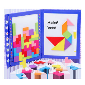 Малка магнитна игра с геометрични форми Acool Toy