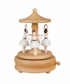 Музикална дървена кутия с балерини Acool Toy