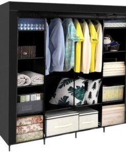 Сгъваем гардероб от плат 170х170см Ruhhy 21744