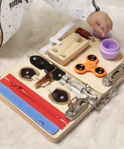 Сгъваема дъска за деца с активности бизиборд Acool Toy