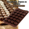 Силиконова форма за шоколадови бонбони