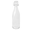 Стъклена бутилка за вода с тапа 1 литър