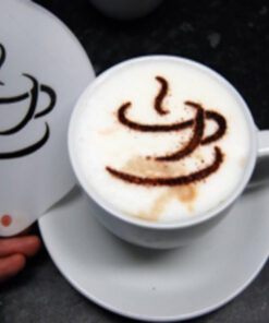 Шаблони за рисуване върху кафе