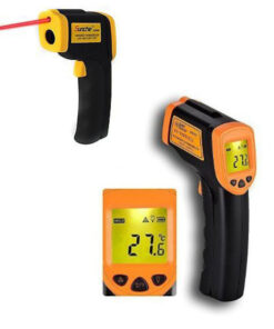 Безконтактен инфрачервен термометър обхват от -50 до 330°C