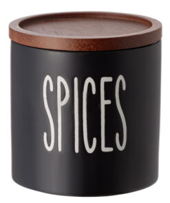 Буркан за съхранение на подравки с дървен капак