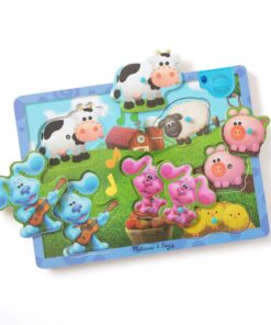 Дървен детски пъзел Музикална ферма Melissa & Doug