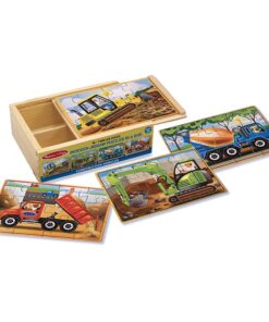 Дървен пъзел Строителство 4 в 1 Melissa & Doug