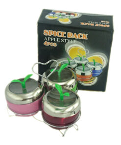 Комплект бурканчета за подправки със стойка Spire Rack Apple