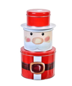 Метален буркан за коледни сладки Дядо Коледа