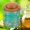 Метална кутия за чай с капак Jasmine Tea