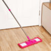 Микрофибърен моп за под с дълга дръжка