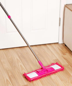 Микрофибърен моп за под с дълга дръжка