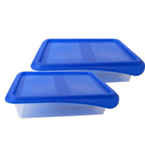 Пластмасови кутии за съхранение на храна 2 бр