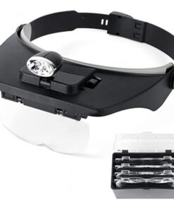 Работна лупа очила за глава с осветление