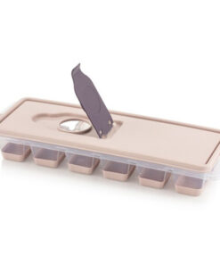 Силиконова форма за лед с капак с отвор за вода