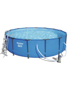 Градински басейн с помпа 457X107см STEEL PRO FRAME POOL
