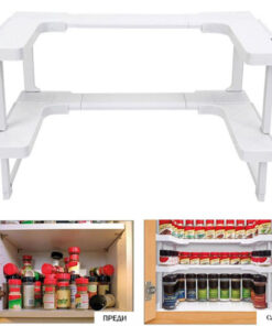 Кухненски органайзер рафт за бурканчета SPICY SHELF