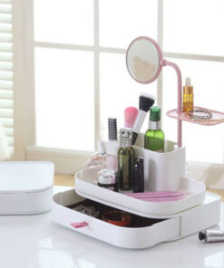 Органайзер за гримове с огледало COSMETIC ORGANIZER