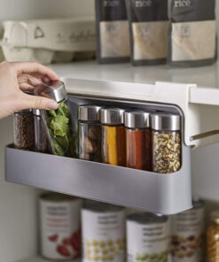 Органайзер за подправки за шкаф в сиво