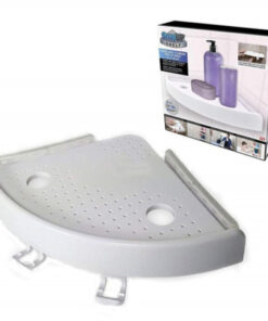 Ъглова етажерка за баня с вакуум SNAP UP