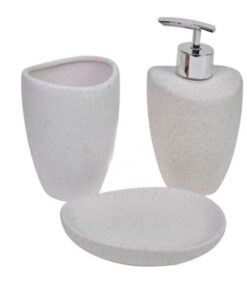 Kомплект аксесоари за баня разцветка Пясък