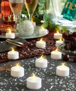 Комплект от 12 LED чаени свещи за градина InnovaGoods