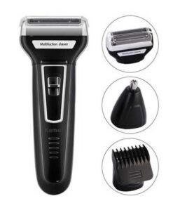 Машинка за подстригване с приставки за брада и нос 3в1 KEMEI KM-6558