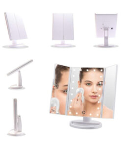 Огледало за гримиране с лед осветление